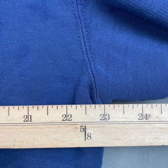 Northern Reflections Sweatshirt Women Large Blue V-Neck Flowers Embroidered - Picture 9 of 9